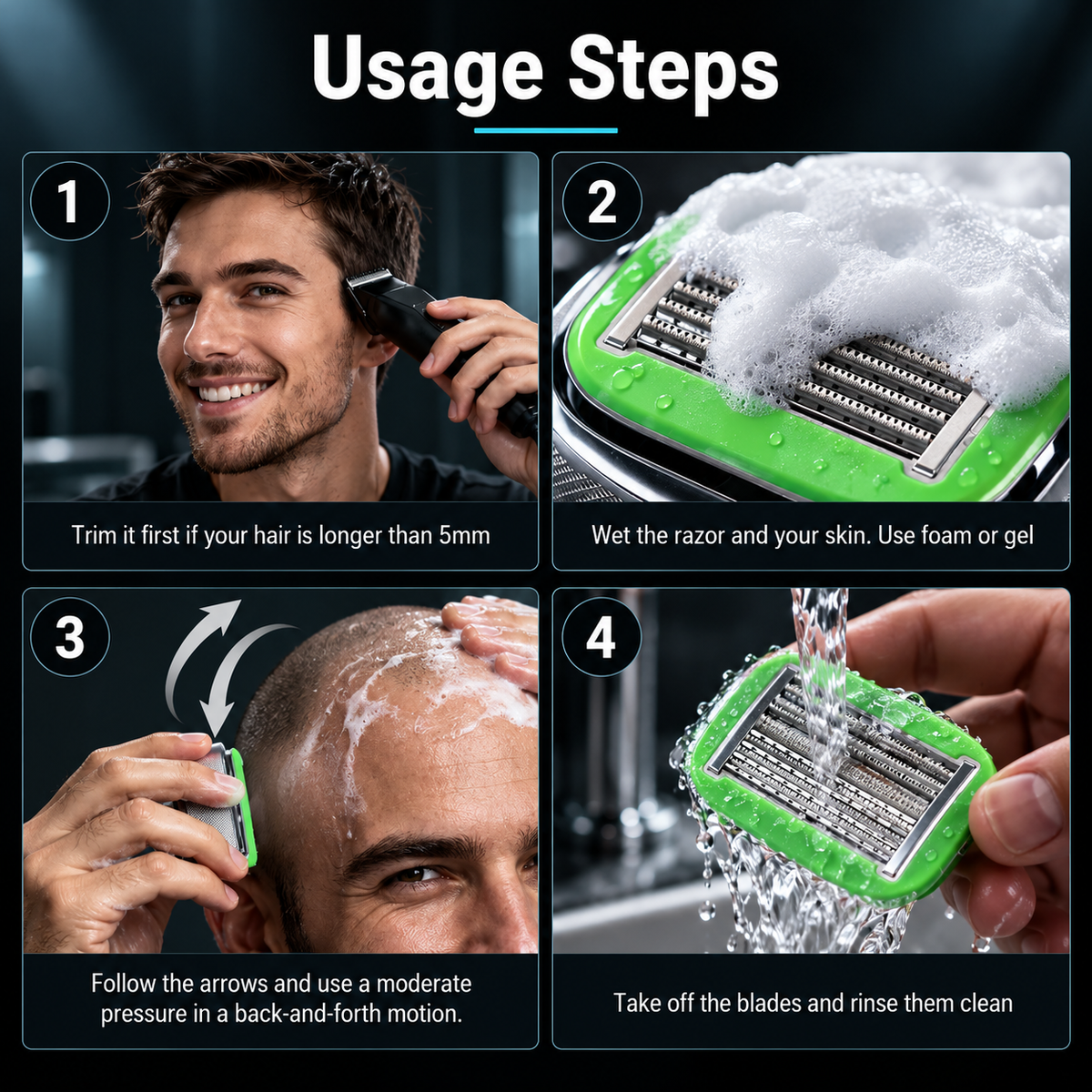Harlin™ Bald Shaver